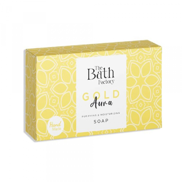 The Bath Factory purifying and moisturizing soap 80g - Gold Aura